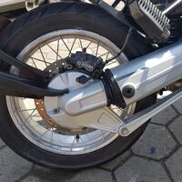 Motorradreinigung nachher 10 Hinterrad