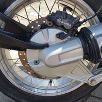 Motorradreinigung nachher 02 Hinterrad