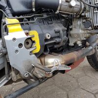 Motorradreinigung vorher 06 Motorblock