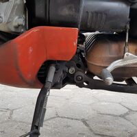 Motorradreinigung vorher 04 Motorblock