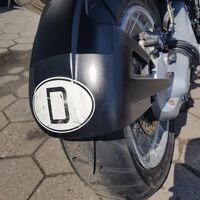 Motorradreinigung nachher 09 Hinterrad-Schutzblech